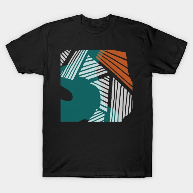 Abstract Lines And Soft Colors T-Shirt by waltzart